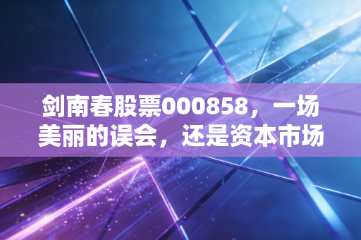 剑南春股票000858，一场美丽的误会，还是资本市场的隐形王者？