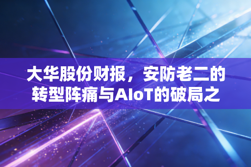 大华股份财报，安防老二的转型阵痛与AIoT的破局之道