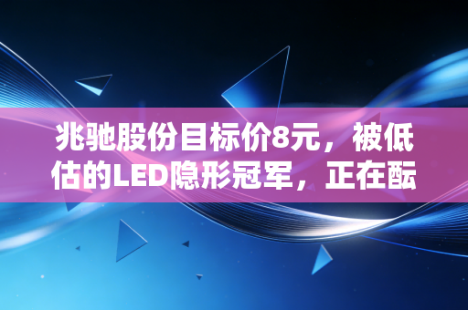 兆驰股份目标价8元,被低估的LED隐形冠军,正在酝酿一场价值回归