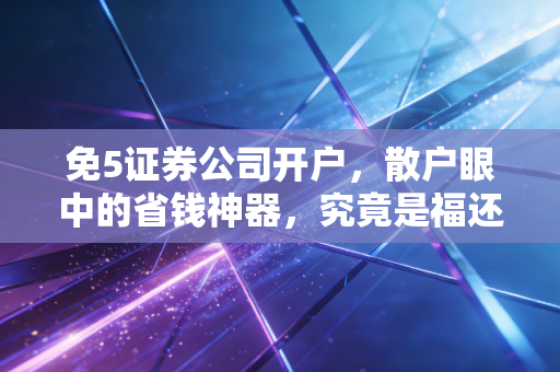 免5证券公司开户,散户眼中的省钱神器,究竟是福还是祸?