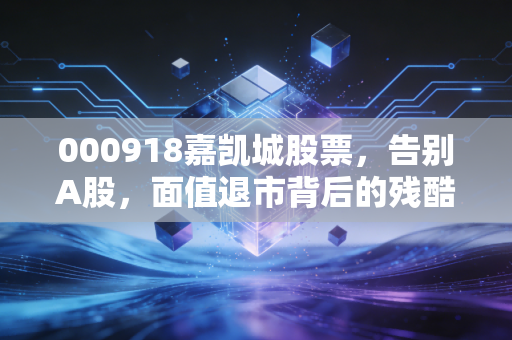 000918嘉凯城股票,告别A股,面值退市背后的残酷真相与散户的最后一课