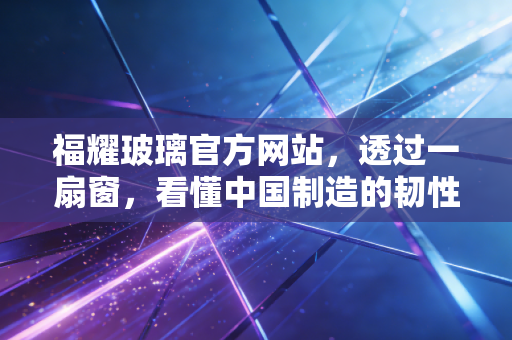 福耀玻璃官方网站,透过一扇窗,看懂中国制造的韧性