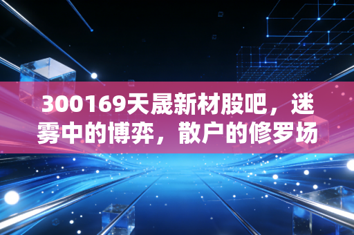300169天晟新材股吧，迷雾中的博弈，散户的修罗场与那一点点期待