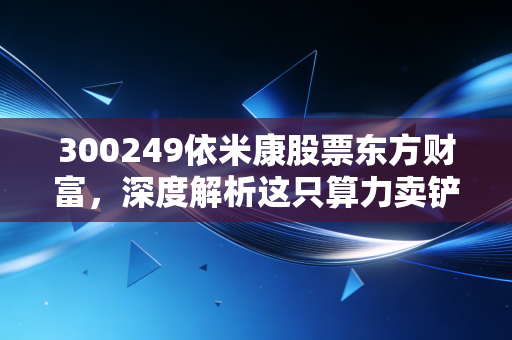 300249依米康股票东方财富,深度解析这只算力卖铲人的真实成色与投资博弈