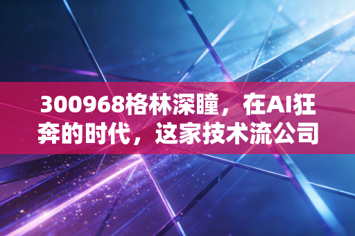 300968格林深瞳,在AI狂奔的时代,这家技术流公司能否撑起投资者的梦想?