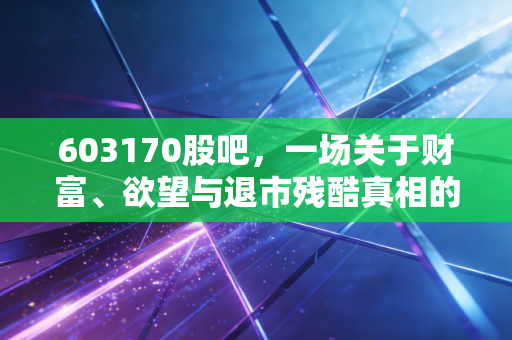 603170股吧,一场关于财富、欲望与退市残酷真相的深度复盘