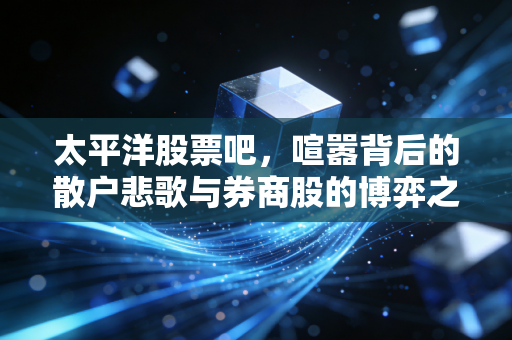 太平洋股票吧,喧嚣背后的散户悲歌与券商股的博弈之道