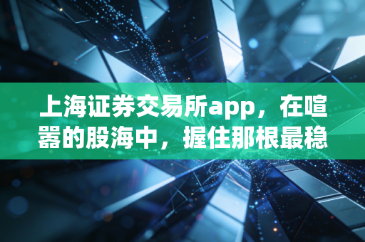 上海证券交易所app,在喧嚣的股海中,握住那根最稳的定海神针