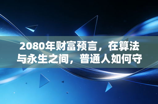 2080年财富预言,在算法与永生之间,普通人如何守住最后的尊严