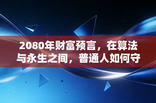 2080年财富预言，在算法与永生之间，普通人如何守住最后的尊严