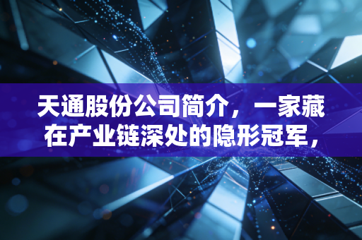 天通股份公司简介，一家藏在产业链深处的隐形冠军，如何用材料改变生活？