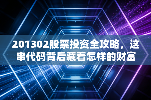 201302股票投资全攻略,这串代码背后藏着怎样的财富密码?