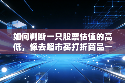 如何判断一只股票估值的高低，像去超市买打折商品一样去投资