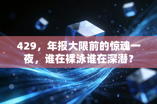 429,年报大限前的惊魂一夜,谁在裸泳谁在深潜?