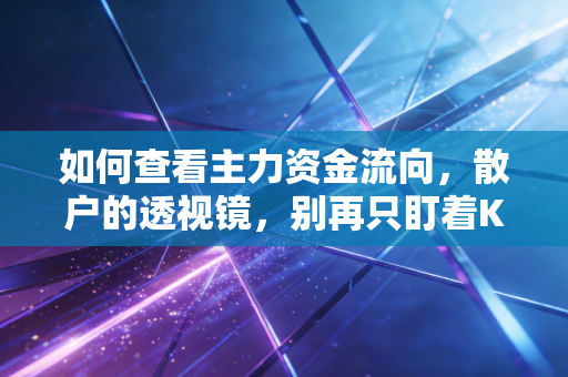如何查看主力资金流向,散户的透视镜,别再只盯着K线图发呆了