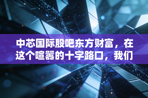 中芯国际股吧东方财富,在这个喧嚣的十字路口,我们如何看懂中国芯的苦与乐?