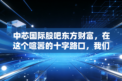 中芯国际股吧东方财富，在这个喧嚣的十字路口，我们如何看懂中国芯的苦与乐？