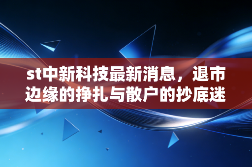 st中新科技最新消息，退市边缘的挣扎与散户的抄底迷梦