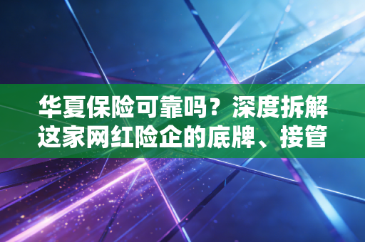 华夏保险可靠吗?深度拆解这家网红险企的底牌、接管真相与投保建议