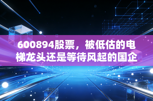 600894股票,被低估的电梯龙头还是等待风起的国企改革样本?