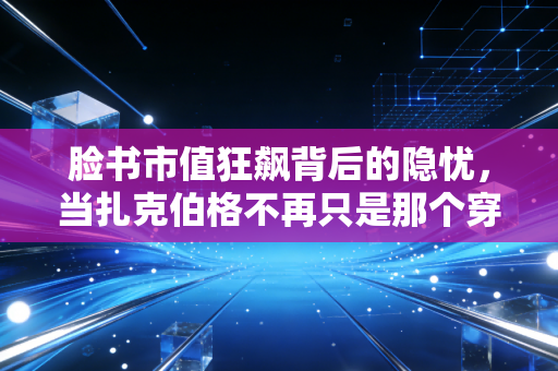 脸书市值狂飙背后的隐忧,当扎克伯格不再只是那个穿灰T恤的极客