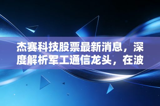 杰赛科技股票最新消息，深度解析军工通信龙头，在波动中寻找确定性机会
