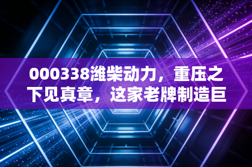 000338潍柴动力,重压之下见真章,这家老牌制造巨头还能再战三十年吗?