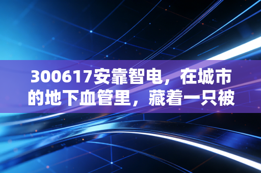 300617安靠智电，在城市的地下血管里，藏着一只被低估的隐形冠军？