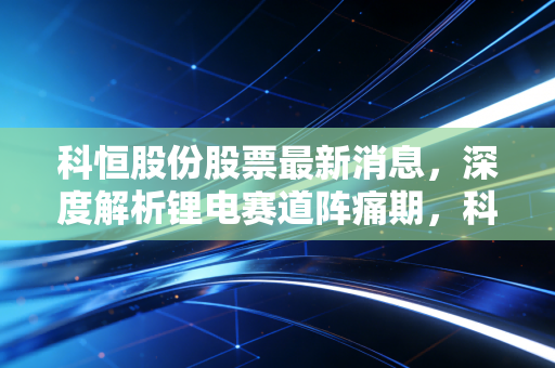 科恒股份股票最新消息,深度解析锂电赛道阵痛期,科恒股份的危与机