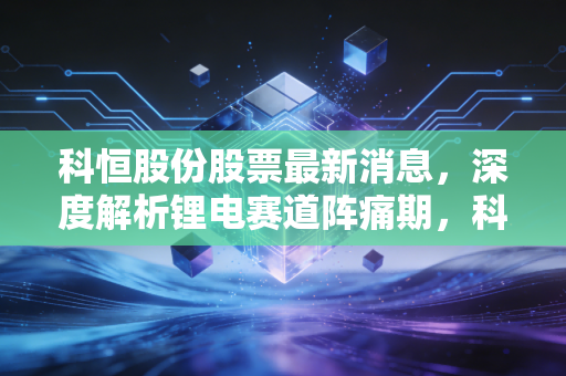 科恒股份股票最新消息，深度解析锂电赛道阵痛期，科恒股份的危与机