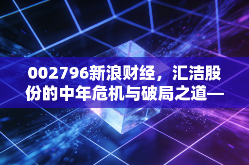 002796新浪财经，汇洁股份的中年危机与破局之道——内衣巨头的慢生意还能做多久？