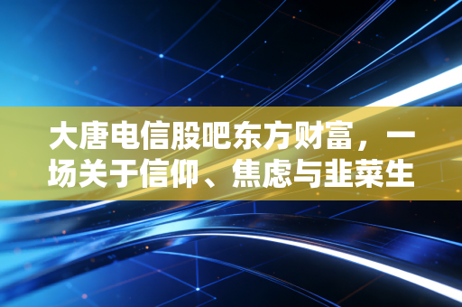 大唐电信股吧东方财富,一场关于信仰、焦虑与韭菜生存的修罗场