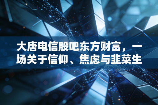 大唐电信股吧东方财富,一场关于信仰、焦虑与韭菜生存的修罗场