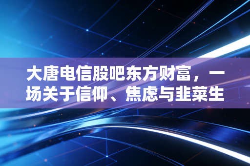 大唐电信股吧东方财富，一场关于信仰、焦虑与韭菜生存的修罗场