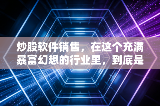 炒股软件销售，在这个充满暴富幻想的行业里，到底是谁在收割谁的焦虑？