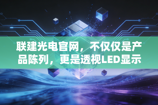 联建光电官网,不仅仅是产品陈列,更是透视LED显示行业内卷与突围的窗口