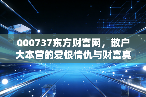 000737东方财富网，散户大本营的爱恨情仇与财富真相