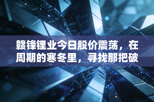 赣锋锂业今日股价震荡,在周期的寒冬里,寻找那把破冰的火种