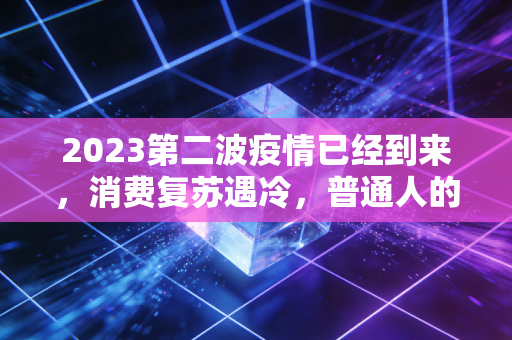 2023第二波疫情已经到来,消费复苏遇冷,普通人的财富保卫战该如何打响?