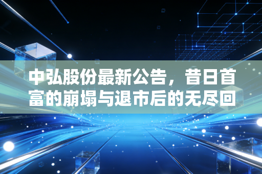中弘股份最新公告，昔日首富的崩塌与退市后的无尽回响，给所有投机者的一记响亮耳光