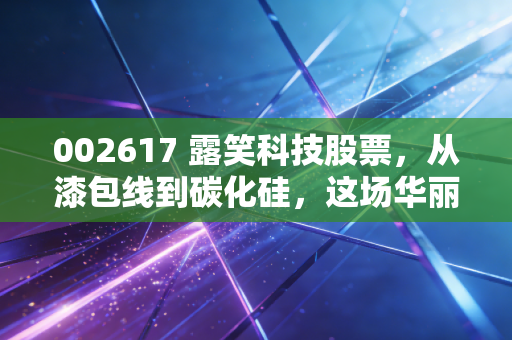 002617 露笑科技股票,从漆包线到碳化硅,这场华丽转身究竟是财富机遇还是资本陷阱?