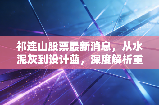 祁连山股票最新消息,从水泥灰到设计蓝,深度解析重组后的估值重塑与投资逻辑