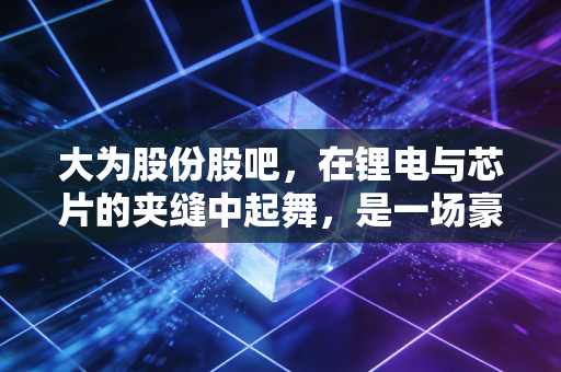 大为股份股吧,在锂电与芯片的夹缝中起舞,是一场豪赌还是价值回归?