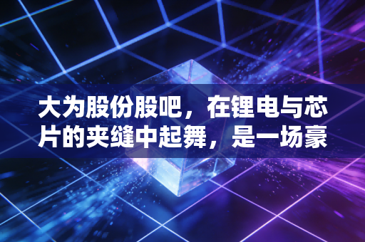 大为股份股吧,在锂电与芯片的夹缝中起舞,是一场豪赌还是价值回归?