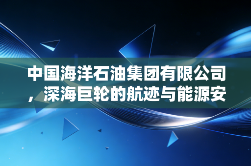 中国海洋石油集团有限公司,深海巨轮的航迹与能源安全的守护者