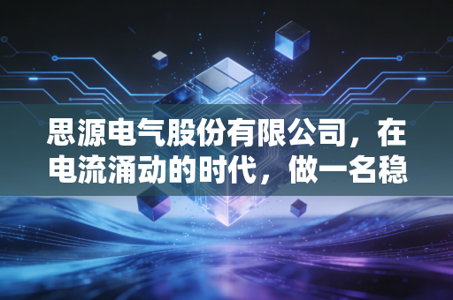 思源电气股份有限公司,在电流涌动的时代,做一名稳健的守夜人