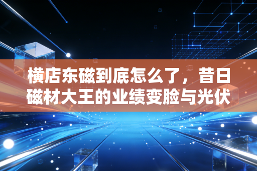 横店东磁到底怎么了，昔日磁材大王的业绩变脸与光伏路上的跌跌撞撞