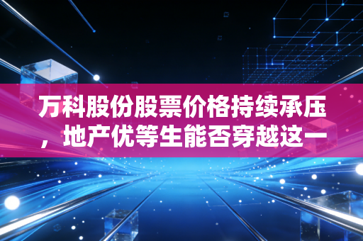 万科股份股票价格持续承压,地产优等生能否穿越这一轮历史性的周期寒冬?