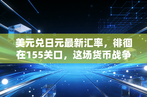 美元兑日元最新汇率,徘徊在155关口,这场货币战争到底谁在受伤?