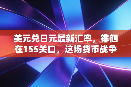 美元兑日元最新汇率,徘徊在155关口,这场货币战争到底谁在受伤?